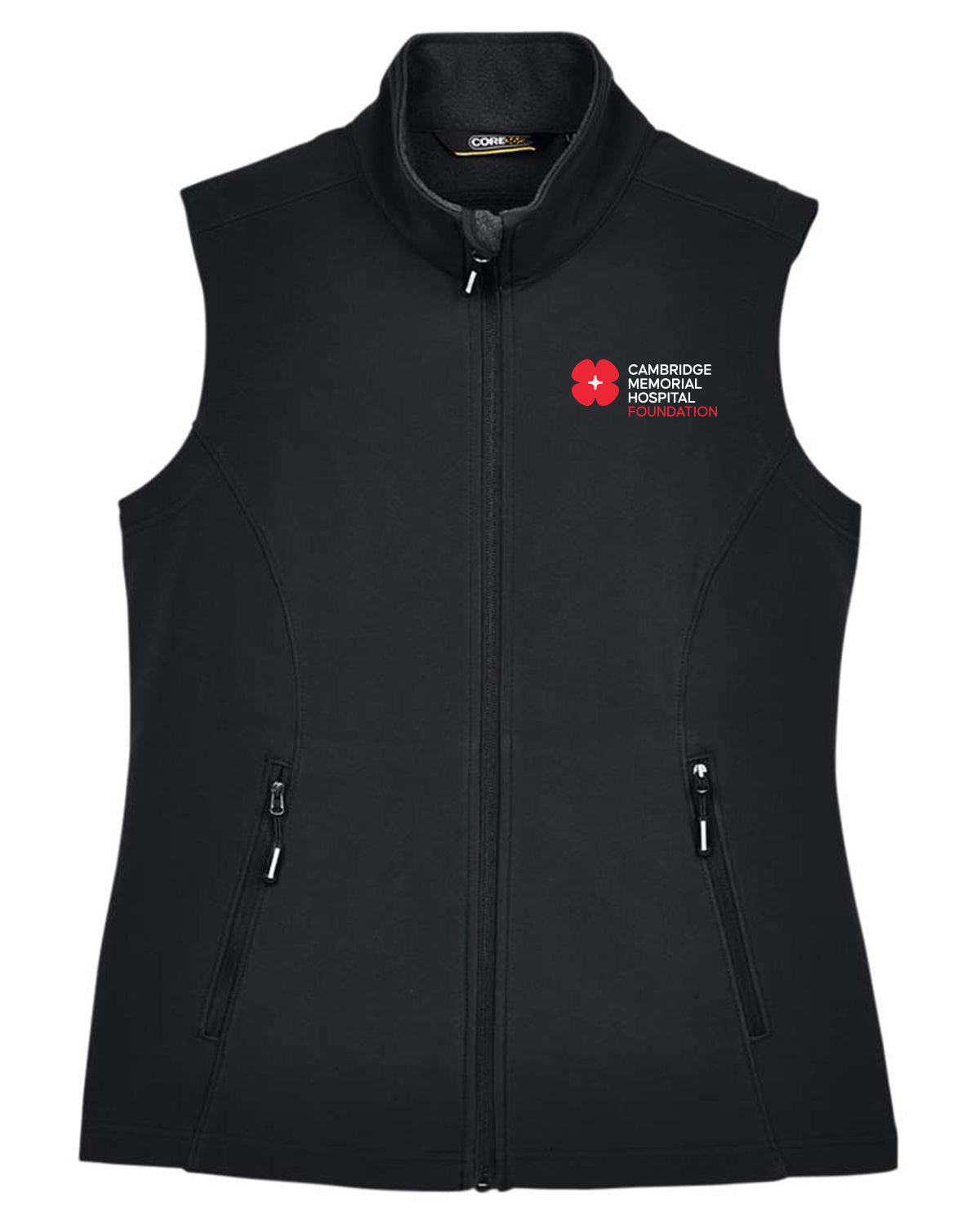 Women's Two-Layer Fleece Bonded Soft Shell Vest